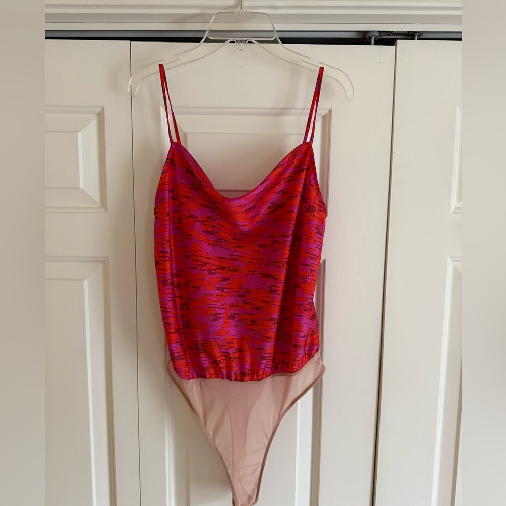 Lush Red and Pink Bodysuit
